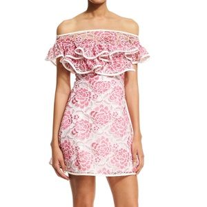 Alexis Pink Paula Lace Dress